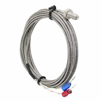 China K J E S R T RTD PT100 Indoor Type Screw Thermocouple With Wire 0-400c Temperature Sensor for sale