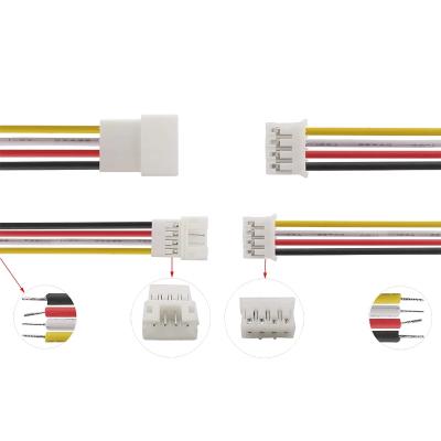 China Electronic JST 1.25mm 1.25 Electronic Wiring Harness JST 1.25 Female Cable Connectors Dual for sale