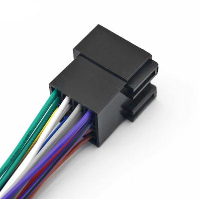 China Automotive High Quality Male Adapter For Car Radio Wire Wiring Harness Connector For Car DVD Player for sale