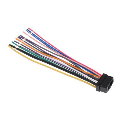 China High Quality Customized Industrial 16 Pin Wiring Harness Cable For Car DVD Players Car Radio for sale