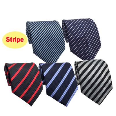 China ODM / OEM Wholesale Casual Fashion Striped Custom 100% Polyester Mens Ties Ties for sale