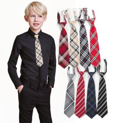 China 100%cotton china necktie supplier ODM/OEM custom brand boys and girls cotton Neckies casual school uniform tops school neck ties for sale