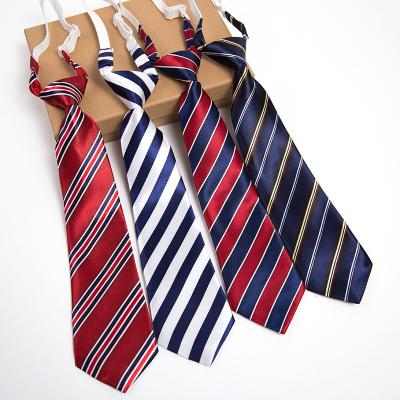 China custom 100%polyester kids school uniform printing polyester print tie and bow tie for sale