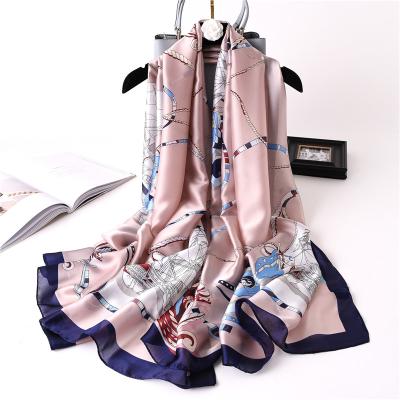 China New custom 100% silk women's pure silk scarf available for sale