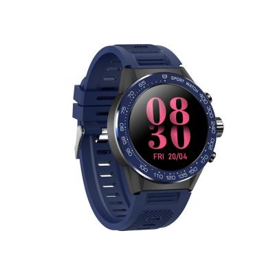 China New V35 IPS Full Screen Sports Touch Screen Smart Watch 2022 Clock Fitness Phone Custom LOGO IP67 Waterproof Android Round Black Blue Music for sale