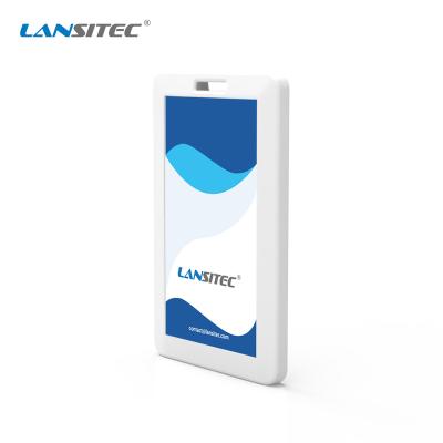 China Asset Tracking and Personnel Management Lansitec Portable iBeacon Advertising SOS Alarm Signal Badge Tag Pass ble5.0 Beacon ibeacon beacon for sale