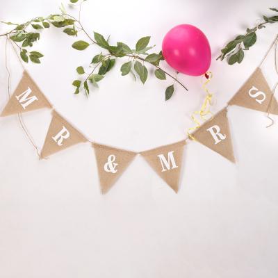 China Marriage favors & Party Gifts Mabula Flag String Flag Wedding Decoration Flag Bridal Blessing Banner for sale