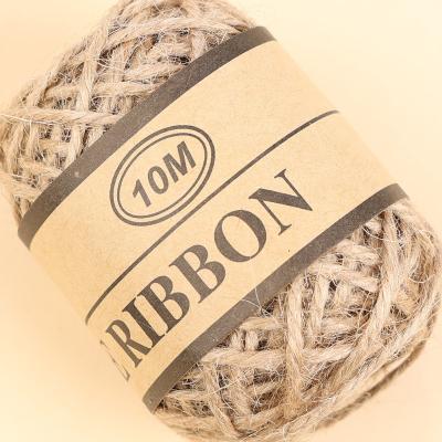 China 1.5mm UNDETERMINED * 10m Jute Twine Jute Twine Rope Nature Jute Twine for DIY Decoration and Gift Package for sale