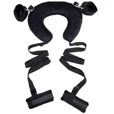 China Sexy Bondage Fun Adult SM Sex Game Bondage Restraints Set Handcuffs Sex Toys BDSM Slave Bondage for sale