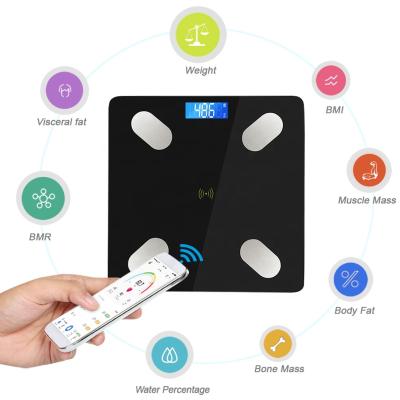 China Accurate Electronic Digital Floor Bathroom Scales Bathroom Scales Health Accurate Balance Body Glass Weight for sale