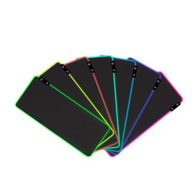 China 100% Custom Made Eco-friendly RGB Gels Extended LED Razer Mouse Gamer Pad Resin Anime Gaming Mouse Pad for sale