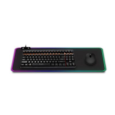 China 100% Custom Made Eco-friendly RGB Gels Extended LED Razer Mouse Gamer Pad Resin Anime Gaming Mouse Pad for sale