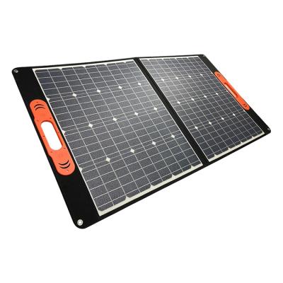 China 120W Portable Foldable Solar Glass Mini Solar Power Generator Charger Paneles 30W 100W 150W 200W 300W Folding Solar Panels 570*705*60mm for sale