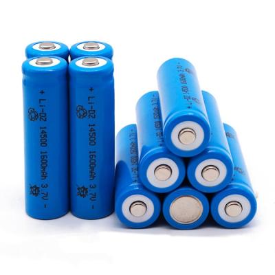 China High Capacity 14500 32650 18650 Battery 3.2V 3.7V Ifr 500mAh 700mAh AA Lifepo4 Rechargeable Battery 3.7V for sale