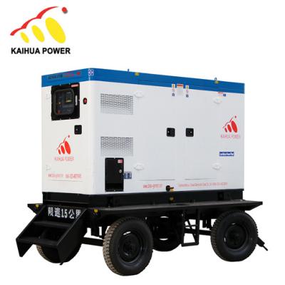 China KH-120GF Mobile Silent Water Cooled 150kva Generator Set for sale