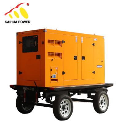 China Industrial Generator Provide Electric Power 280KW Four Wheel Mobile Trailer Diesel Generator With Good Quality for sale