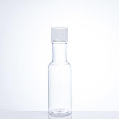 China Travel Cosmetic Transparent Liquid Pet Small Cosmetics Packaging Capping Bottle for sale