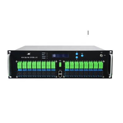 China FTTH 1550nm Multiports PON Optical Amplifier EYDFA EDFA with WDM 3RU for sale