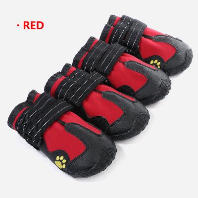 China Customized Designer Fashion Spandex Fabric Stocked Dog Walking Shoes for sale