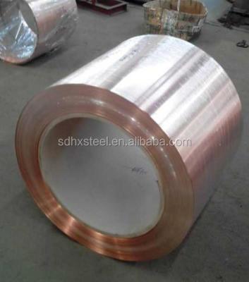 China Electronic Clad 10mm Steel-Copper Foil Strip Coiled Price Per Kg for sale