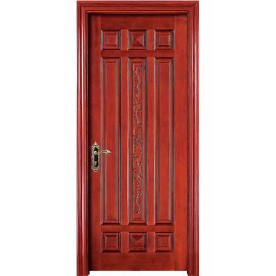 China Sound Insulation Good Quality Color Requirement Interior Room Doors Design Paint Solid Wood Interior for sale