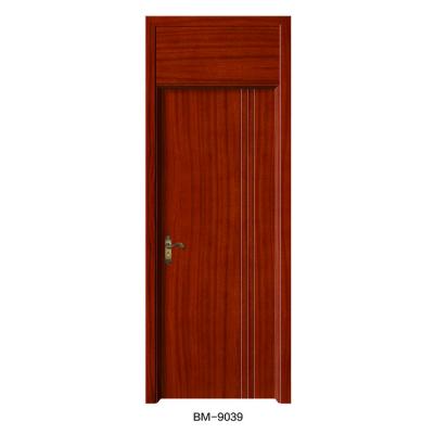 China 2022 Hot Selling Cheap Sound Insulation Paint Door Interior Single Wooden Doors for sale