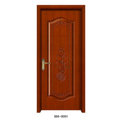 China Sound Insulation Modern Design Interior Main Wooden Doors Front Doors For Homes Modern Solid Wood Front Door for sale