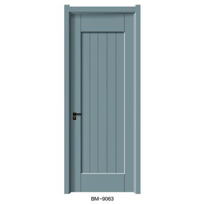 China Factory Sales Interior Wooden Doors Sound Insulation Modern Designs Bedroom Entrance Door Frame Hot for sale