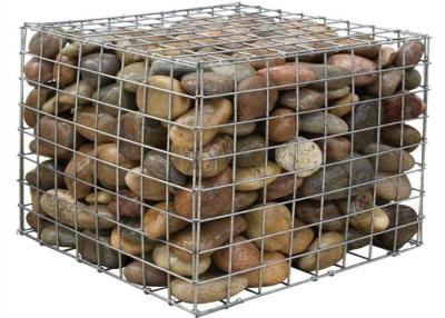 China 1mx1mx1m Welded Wire Gabion Cage Heavy Duty Galvanized for sale