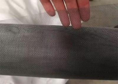 China PVC Coated 18 X 16 Mesh Black Fiberglass Fly Screen Wire Mesh Anti Insect 115g for sale