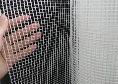 China 4 X 4mm White Alkali Resistant Fiberglass Mesh Fiber Mesh For Waterproofing for sale