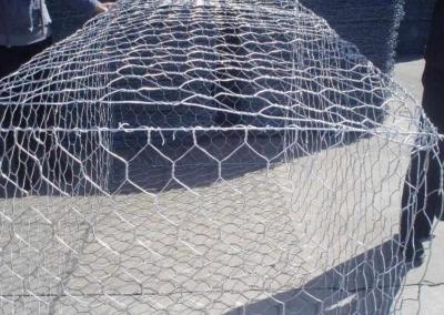 China 2X 1 X 1m Flexible Gabion Mesh Baskets PVC Coated Rock Baskets Wire Mesh for sale