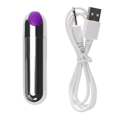 China Mini Bullet Vibrator G-Spot Clitoral Anal Massager 10 Speeds Rechargeable Spot Stimulator Vibration For Female Adult Sex Toys For Women for sale