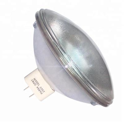 China Roccer Glass Tungsten Halogen Lamp Bulb PAR 64 240V 120V 1000W Sealed Beam Lamp For for sale