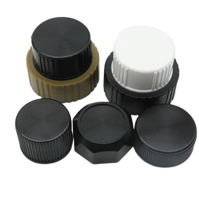 China Plastic Cap Jar Lid Water Bottle Cap Non Spill Black Pink Or White Tamper Proof /Pilfer Proof /Child Proof Cap Customized Resistance for sale