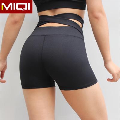 China Sexy Breathable Sport Pants High Waist Breathable Running Gym Shorts Wholesale Fitness Women Yoga Booty Shorts for sale