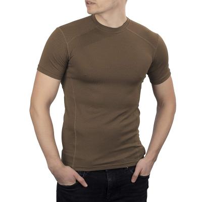 China High Quality Quick Dry Male Sports Anti-Wrinkle Short Sleeve T-shirt Fitness Clothes Compression Gym Sport Clothing For Men for sale