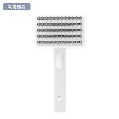 China Wholesale Viable Self-cleaning Reusable Pet Hair Remover Dog Hair Fiber Brush Pet Hair Remover Fur Cleaning Brush for sale