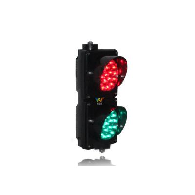 China PC Warehouse Guide Car Wash Signal Warning Light 100mm LED Light Red Green Warning Light for sale