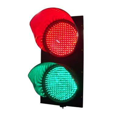 China PC Factory 400mm Red Green Green LED Driveway Cross Traffic Signal Light for sale