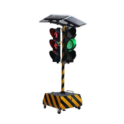 China Smart Temporary Traffic Lights Road Mobile Solar Led Controller Semaphore Traffic Light Equipment as picture show for sale