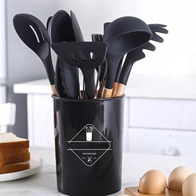 China Kitchen 12Pieces Kitchen 12Pieces Cookware Kitchen Tool Kit Viable Nylon Kitchenware Accessories Silk Logo Time Pcs Color Printing Eco for sale