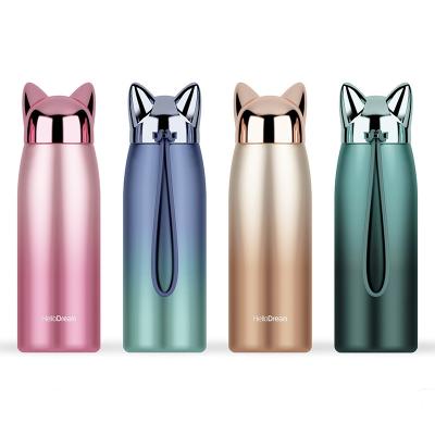 China New Kids Travel Student Travel Thermos Bottle Kids Portable Vacuum Flask Mini Cute Outdoor Vacuum Flask Portable Vacuum Flask for sale