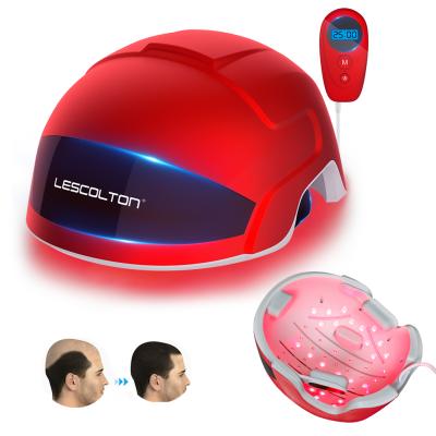 China Lescolton LS-D601 650nm Red Light Hair Loss Treatment Products Laser Nourishing Hair Growth Helmet for sale