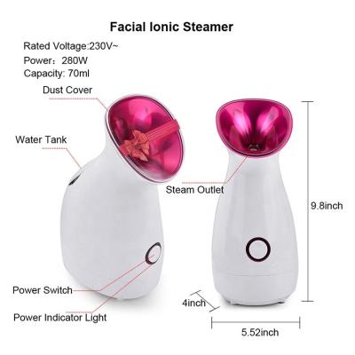 China DEEP CLEANSING 2021 High Quality Professional Beauty Products Handheld Nano Spray Electric Face Steamer Facial SPA for sale