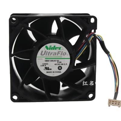 China H80E12BS1A7-07 8038 80mm 80*80*38mm 12V 2.84A Plastic Powerful Axial Case Fan 7800RPM for sale