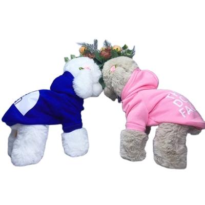 China Luxury Designer Clothes Cartoon Cute Warm Viable Small Puppy Dogs Pet Clothes Pet Clothing for sale