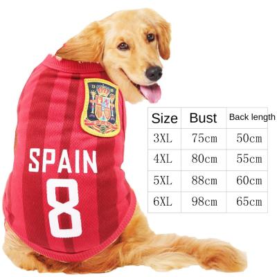 China Viable Wholesale Designer Clothing Accessories Designer Pet Sweatshirts Dog Dog Dog T-Shirt Football Viable for sale