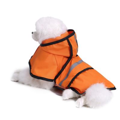 China Sustainable Colorful Waterproof Raincoat Pets Slim Dog Pet Raincoat With Various Sizes for sale