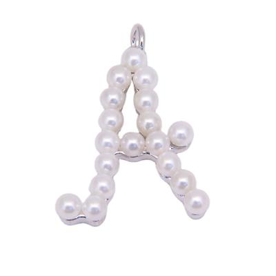 China Wholesale Classic 925 Sterling Silver Initial Bead A Letter Pendant From China Factory for sale